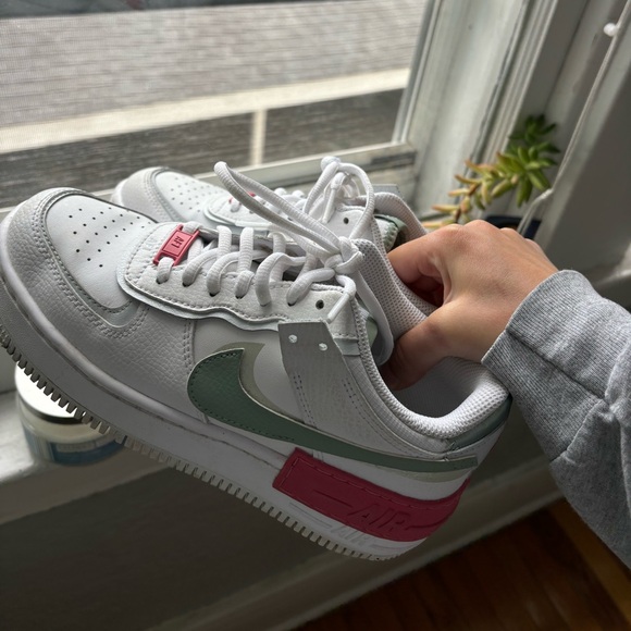 Nike Airforce 1 Shadow Seafoam W6.5 - Picture 1 of 7